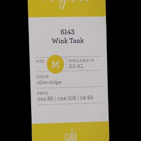 CAbi "Wink Tank" Top - Picture 2 of 2